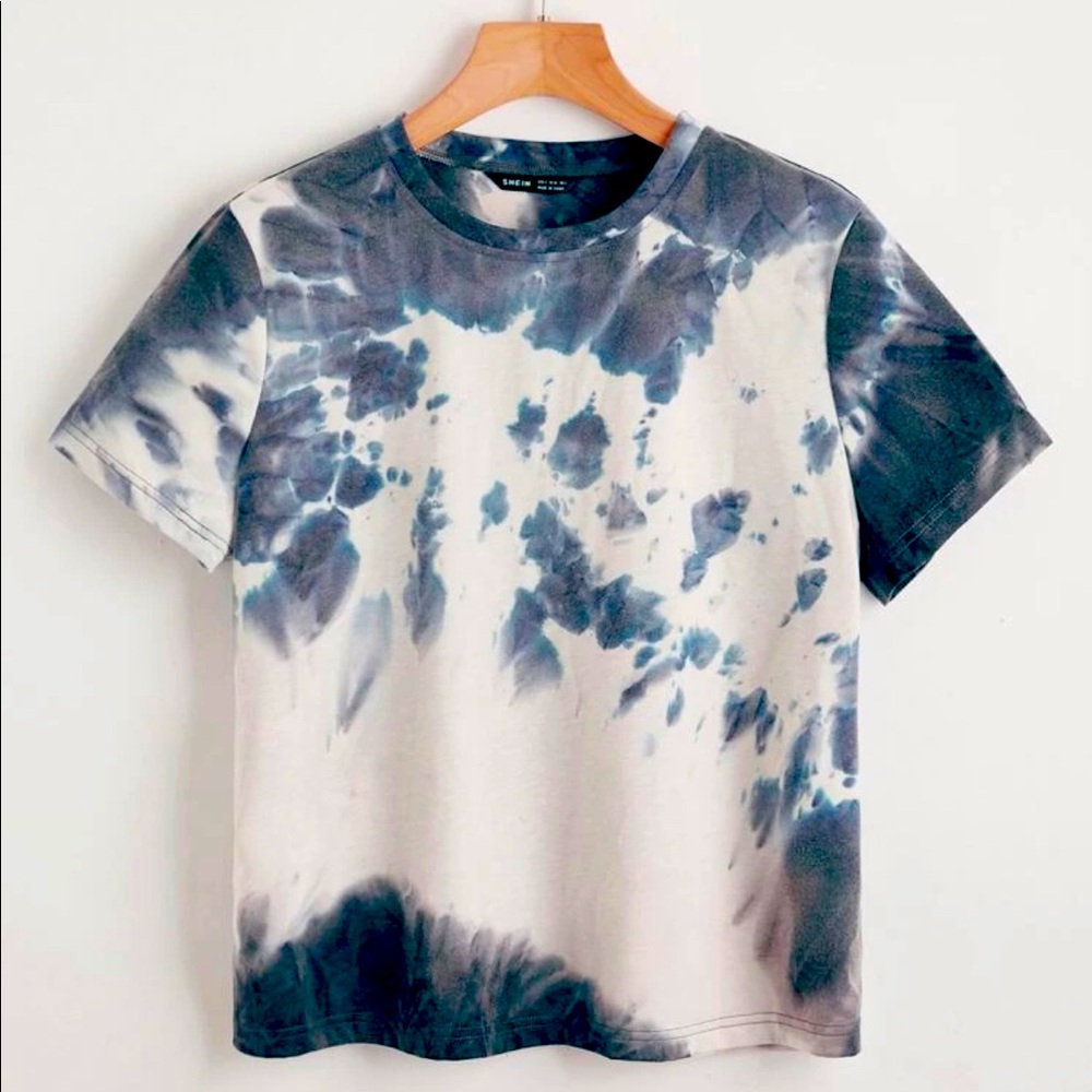 Tyedye round neck tee